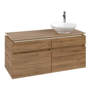 V&B Waschtischunterschrank Legato 120x55x50cm, WT mittig, Kansas Oak