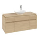V&B Waschtischunterschrank Legato 120x55x50cm, WT mittig, Nordic Oak-3