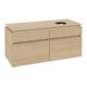 V&B Waschtischunterschrank Legato 120x55x50cm, WT mittig, Nordic Oak-3