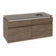 V&B Waschtischunterschrank Legato 120x55x50cm, WT R, m LED, Ariz. Oa-1