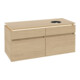 V&B Waschtischunterschrank Legato 120x55x50cm, WT R, m LED, Nord Oa-3