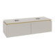 V&B Waschtischunterschrank Legato 140x38x50cm, f 2 Waschtische, Soft Grey-3