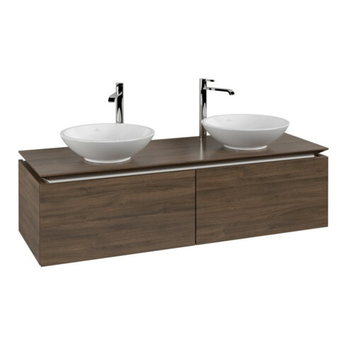 V&B Waschtischunterschrank Legato 140x38x50cm, f 2 WT, Arizona Oak
