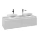 V&B Waschtischunterschrank Legato 140x38x50cm, f 2 WT, Glossy White-1