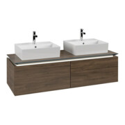 V&B Waschtischunterschrank Legato 140x38x50cm, f 2 WT, m LED, Ariz. Oa
