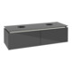 V&B Waschtischunterschrank Legato 140x38x50cm, f 2 WT, m LED, glo Gr-3