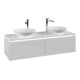 V&B Waschtischunterschrank Legato 140x38x50cm, f 2 WT, m LED, glo wh.-3