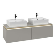 V&B Waschtischunterschrank Legato 140x38x50cm, f 2 WT, m LED, so Gr