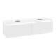 V&B Waschtischunterschrank Legato 140x38x50cm, f 2 WT, m LED, wh. ma-1