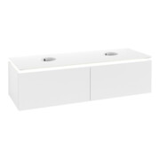 V&B Waschtischunterschrank Legato 140x38x50cm, f 2 WT, m LED, wh. ma