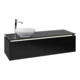 V&B Waschtischunterschrank Legato 140x38x50cm, WT li, m LED, bl ma Lac-1