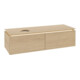 V&B Waschtischunterschrank Legato 140x38x50cm, WT li, m LED, Nord Oa-1