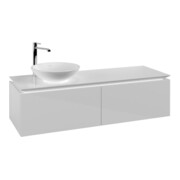V&B Waschtischunterschrank Legato 140x38x50cm, WT links, Glossy White