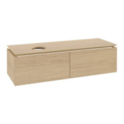 V&B Waschtischunterschrank Legato 140x38x50cm, WT links, Nordic Oak