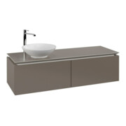 V&B Waschtischunterschrank Legato 140x38x50cm, WT links, Truffle Grey