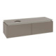 V&B Waschtischunterschrank Legato 140x38x50cm, WT links, Truffle Grey-3