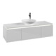 V&B Waschtischunterschrank Legato 140x38x50cm, WT m, m LED, glo wh.-1