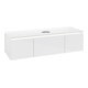 V&B Waschtischunterschrank Legato 140x38x50cm, WT m, m LED, glo wh.-3