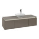 V&B Waschtischunterschrank Legato 140x38x50cm, WT m, m LED, Truffle Gr-3