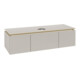 V&B Waschtischunterschrank Legato 140x38x50cm, WT mittig, Soft Grey-1