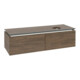 V&B Waschtischunterschrank Legato 140x38x50cm, WT R, m LED, Ariz. Oa-1