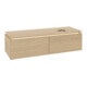 V&B Waschtischunterschrank Legato 140x38x50cm, WT R, m LED, Nord Oa-1