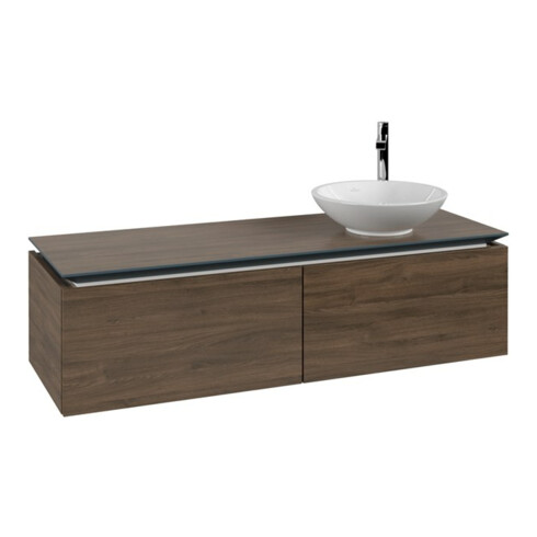 V&B Waschtischunterschrank Legato 140x38x50cm, WT rechts, Arizona Oak