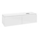 V&B Waschtischunterschrank Legato 140x38x50cm, WT rechts, Glossy White-3