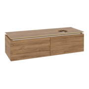 V&B Waschtischunterschrank Legato 140x38x50cm, WT rechts, Kansas Oak