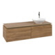 V&B Waschtischunterschrank Legato 140x38x50cm, WT rechts, Kansas Oak-3