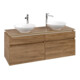 V&B Waschtischunterschrank Legato 140x55x50cm, f 2 Waschtische, Kansas Oak-3
