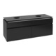 V&B Waschtischunterschrank Legato 140x55x50cm, f 2 WT, Black Matt Lacquer-3