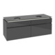 V&B Waschtischunterschrank Legato 140x55x50cm, f 2 WT, m LED, glo Gr-1