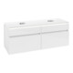 V&B Waschtischunterschrank Legato 140x55x50cm, f 2 WT, m LED, glo wh.-3