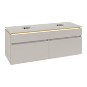 V&B Waschtischunterschrank Legato 140x55x50cm, f 2 WT, m LED, so Gr