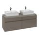 V&B Waschtischunterschrank Legato 140x55x50cm, f 2 WT, Truffle Grey-1