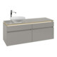 V&B Waschtischunterschrank Legato 140x55x50cm, WT li, m LED, so Gr-3