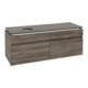 V&B Waschtischunterschrank Legato 140x55x50cm, WT li, m LED, st. Oa-3