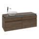 V&B Waschtischunterschrank Legato 140x55x50cm, WT links, Arizona Oak-1