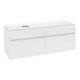 V&B Waschtischunterschrank Legato 140x55x50cm, WT links, Glossy White-3