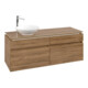 V&B Waschtischunterschrank Legato 140x55x50cm, WT links, Kansas Oak-3