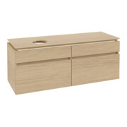 V&B Waschtischunterschrank Legato 140x55x50cm, WT links, Nordic Oak