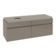 V&B Waschtischunterschrank Legato 140x55x50cm, WT links, Truffle Grey-3