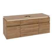 V&B Waschtischunterschrank Legato 140x55x50cm, WT m, m Beleucht., Kan Oa