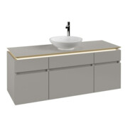 V&B Waschtischunterschrank Legato 140x55x50cm, WT m, m Beleucht., so Gr