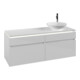 V&B Waschtischunterschrank Legato 140x55x50cm, WT R, m LED, glo wh.-1