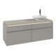 V&B Waschtischunterschrank Legato 140x55x50cm, WT R, m LED, so Gr-3