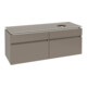 V&B Waschtischunterschrank Legato 140x55x50cm, WT rechts, Truffle Grey-1