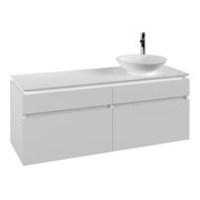 V&B Waschtischunterschrank Legato 140x55x50cm, WT rechts, White Matt