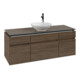 V&B Waschtischunterschrank Legato 140x55x50cmm WT mittig, Arizona Oak-1